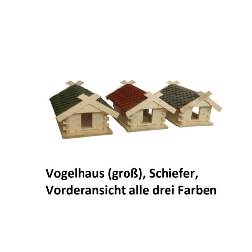23.230-01 Vogelhaus (groß), Schiefer grau - 8